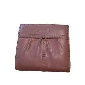 Pink Coach Wallet